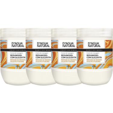 Imagem de 4UN Creme Massagem Redumodel Oligovita 650g D'agua Natural - D'Água Na