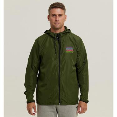 Imagem de Jaqueta Corta Vento Impermeável Masculina Verde WSS Rotina Corrida-Masculino