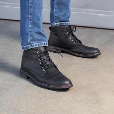 Imagem de Bota Coturno Masculina Casual Confortável Dia A Dia Leve Macia Resistente Antiderrapante-Masculino