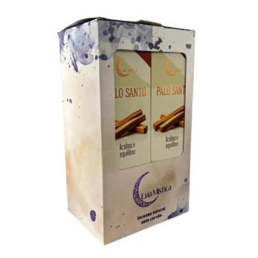 Imagem de Incenso Lua Mística Espiritual 0% Carvão Box 12 Cxs C 10 Var Aroma:Pal