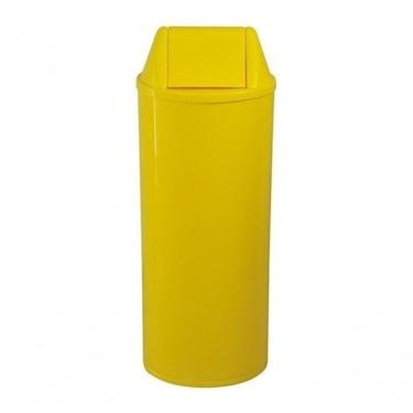 Imagem de Cesto Lixeira Seletiva 22L com Tampa Basculante vai-vem para Coleta Reciclável Azul, Ve...