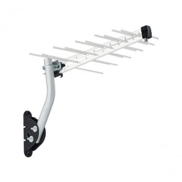 Imagem de Antena Digital Externa Aquário LU-20 PLUS para TV HDTV-UHF-4K com 20 Elementos, Ganho 12DBI, Filtro 4G, Kit