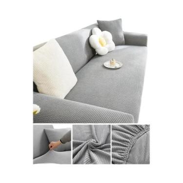Imagem de Capa De Sofá Elástica Em Jacquard Para Sofás De 1, 2, 3 E 4 Lugares Em