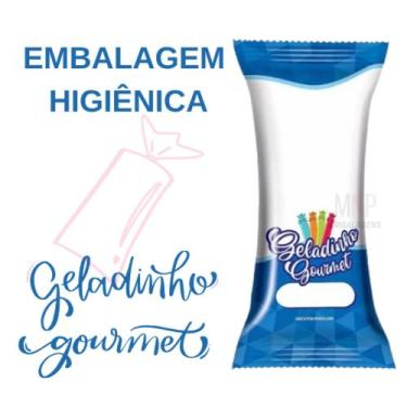 Imagem de Embalagem Higiênica Bopp Para Geladinho Sacolé, Chup-Chup, Flau, Dindi