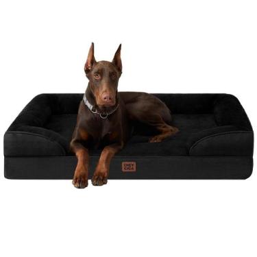 Imagem de Cama Ortopédica para Cães EHEYCIGA XL Impermeável com Espuma Viscoelás