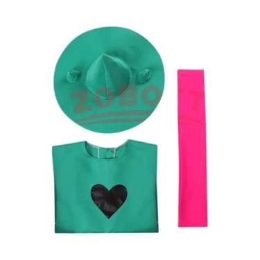 Imagem de Capa De Cosplay Ralsei Com Capuz E Cachecol, Fantasia De Halloween Del