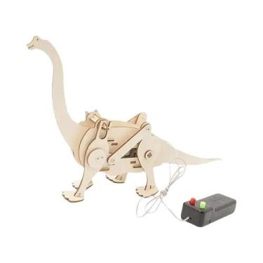 Imagem de Quebra-Cabeça 3D De Dinossauro Em Madeira: Kit De Montagem STEM Para C
