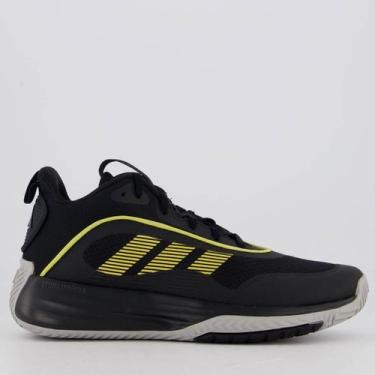 Imagem de Tênis Adidas Own The Game 3.0 Preto e Amarelo, 43