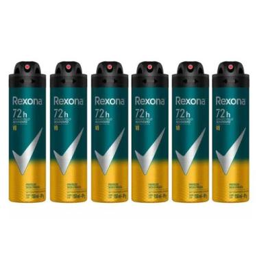 Imagem de Kit c/6  Desodorante Rexon v8 Masculino 150ml - Rexona