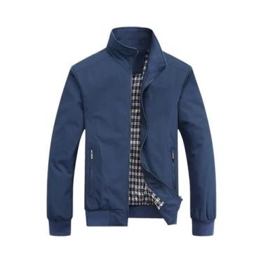 Imagem de Jaqueta Bomber Slim Fit Masculina Casual Sólida Da Moda Primavera Outo