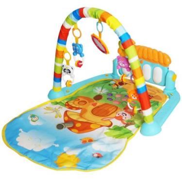 Imagem de Tapete de Atividades Bebe Infantil Musical Mobile Piano 5 Brinquedos I