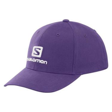 Imagem de Boné Salomon Logo Aba Curva Roxo, Roxo