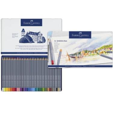 Imagem de Lápis de Cor Aquarelável Faber Castell Goldfaber 36 Cores