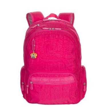 Imagem de Mochila Sestini 2 Compartimentos Paul Frank T03 Dark Pink