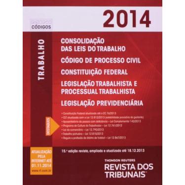 Imagem de Mini consolidacao das leis do trabalho, codigo de processo civil, cons