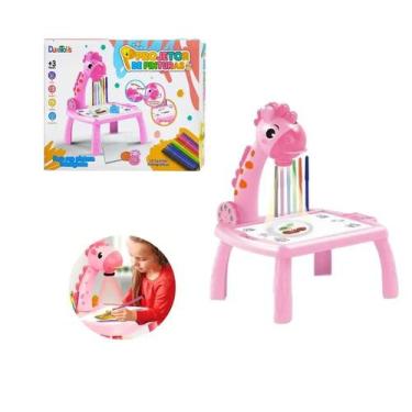 Imagem de Brinquedo Mesa Projetor Pinturas Girafa Crianças Desenho - Dutetoys
