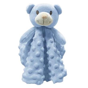Imagem de Naninha Laço Bebê Minha Primeira Naninha 30x30 cm - LAÇO BEBE, Urso Az