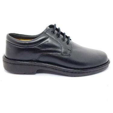 Imagem de Sapato Masculino Pipper Softness Couro Preto - 6004N, Preto, 39