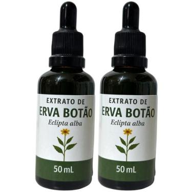 Imagem de Kit 2 Extrato de Erva Botão Ecipta Alba 50 ML Canteiro de Ervas.