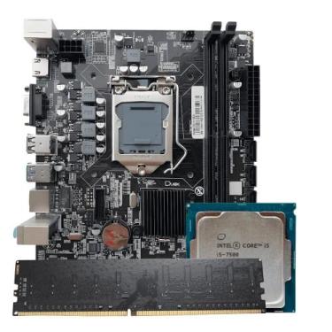 Imagem de Kit Upgrade Processador i5 7500 16GB DDR4 H110 NVMe LGA1151 - OEM
