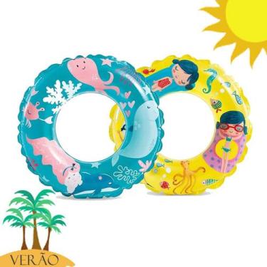 Imagem de Boia Infantil de Cintura Grande Estampa Feminina Intex