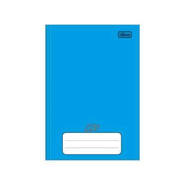 Imagem de Caderno Capa Dura Brochura 1/4 azul 96 folhas - TILIBRA - Tilibra, Azu