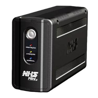 Imagem de Nobreak NHS Mini 4, 700VA, Bivolt, Semi Senoidail, 6 Tomadas, Preto - 