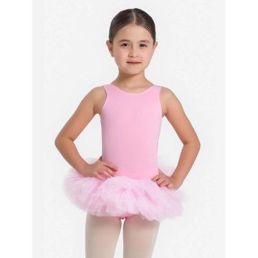 Imagem de Saia De Ballet Tutu Classic Só Dança SD1390 Rosa Forte