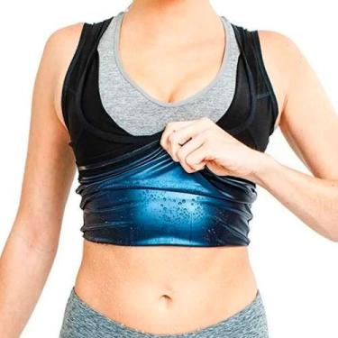 Imagem de Blusa Blusinha Top Queima Gordura Efeito Sauna Exercícios - Queima Gor