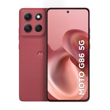 Imagem de Kit Motorola Moto G86 5G 256GB Vermelho + Fone Moto Buds Loop Sound by Bose