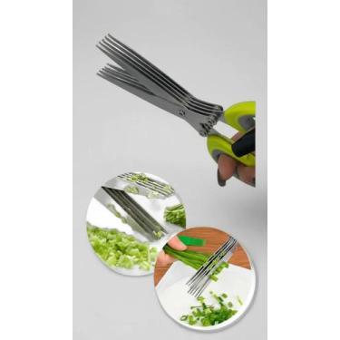 Imagem de Tesoura Culinária 5 Lâminas Aço Inox - Congratulations Store