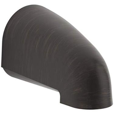 Imagem de Kohler Torneira de banho K-373-S-2BZ Devonshire de 11 cm sem desvio com conexão antiderrapante, bronze polido a óleo