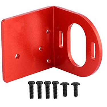 Imagem de Base do motor RC,suporte de montagem do motor ajust¨¢vel em metal Suporte do assento Base em forma de L Assento fixo para motores 540 3660 3650 RC Acess¨®rio(Red), Base de assento ajust¡§¡ével do su