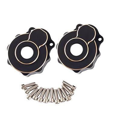 Imagem de ND 2PCS Outer Portal Drive Housing Brass Counterweight for TRX4 TRX6 1/10 RC