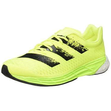 Imagem de adidas Tênis de corrida masculino Adizero Pro, Amarelo solar/Núcleo Preto/Branco nuvem, 9