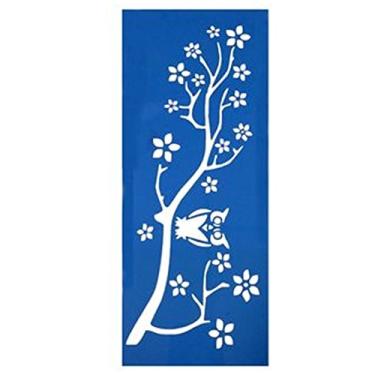 Imagem de Stencil de Acetato para Pintura OPA 10 x 30 cm - 964 Coruja no Galho