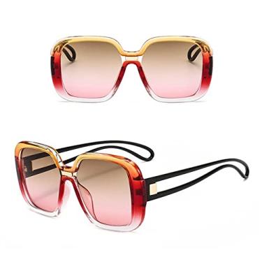 Imagem de Óculos de sol redondos superdimensionados fashion feminino vintage colorido com lente oval óculos de sol masculinos populares sombras uv400,16, outros