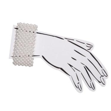 Imagem de Darice Pulseira de pulso de pérola VL5811P, creme