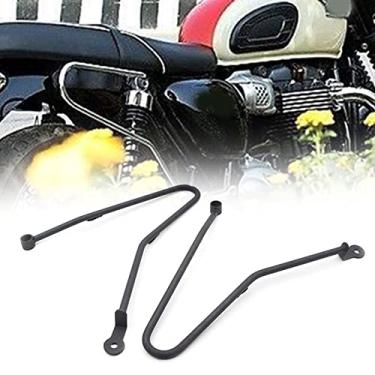 Imagem de FINMOKAL Barras de proteção de suporte para alforjes para Bonneville T100 T120 2016-2020