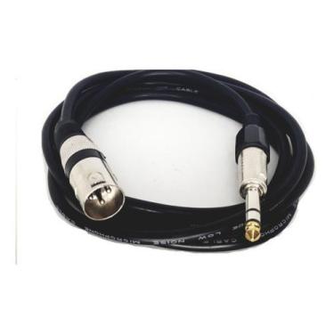 Imagem de Cabo Xlr Macho P10 Stereo Balanceador Balanceado Pro 30 M - Ld