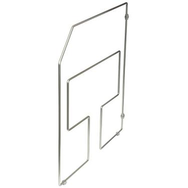 Imagem de Knape & Vogt Organizador de armário de divisor de bandejas TD18-1-FN de 45,72 cm, níquel fosco