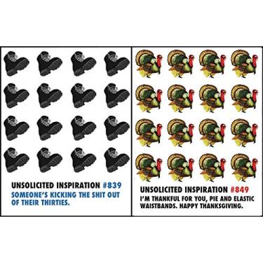 Imagem de Quiplip UI71816PCK Cartões comemorativos de inspiração não solicitada, branco, pacote com 6