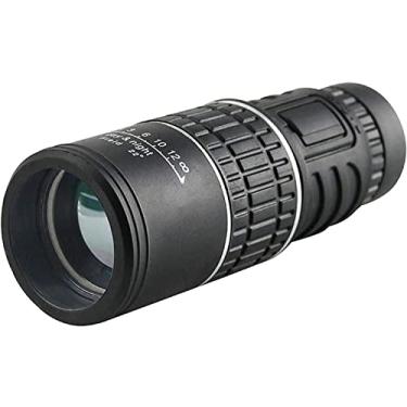 Imagem de Telescópio monocular de foco duplo com prisma óptico completo HD 30x52 à prova d'água portátil telescópio monocular para observação de pássaros - vida feliz