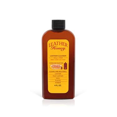 Imagem de Leather Honey Limpador de couro: cuidado de couro não tóxico feito nos EUA desde 1968. Limpa profundamente couro, falso e vinil - sofás, assentos de carro, bolsas, aderência, sapatos e bolsas. Seguro