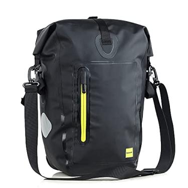 Imagem de DOYING 25L À Prova D Água Da Bicicleta Da Bicicleta Traseira Rack Pannier Bag Ciclismo Traseiro Saco de Assento Bolsa de Ombro