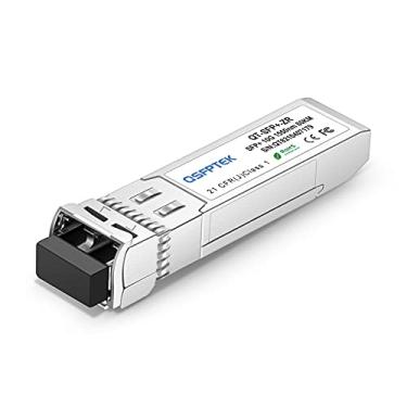 Imagem de QSFPTEK Módulo SFP+ 10G, fibra de modo único LC MMF 10GBASE-ZR 1550nm, 80km, transceptor óptico com DDM para Cisco SFP-10G-ZR, Ubiquiti, Netgear, Mikrotik, D-Link, TP-Link, Broadcom, Linksys