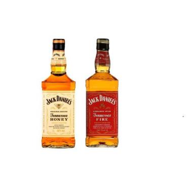 Imagem de Kit Jack Daniel's Tennessee Honey + Jack Fire 1L Cada