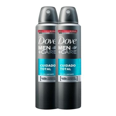 Imagem de Kit 2 Desodorante Dove Men + Care Cuidado Total Aerosol Antitranspirante 48h 150ml