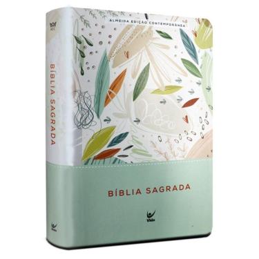 Imagem de Bíblia Aec - Letra Gigante - Capa Verde Estampada