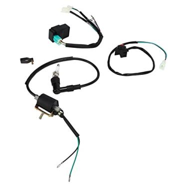 Imagem de Kick Start Engine Ki, bobinas de ignição, Kick Start Engine W Harn CDI Box S Plug Kit de interruptor de bobina de ignição para 160cirt Pit Bike ATV